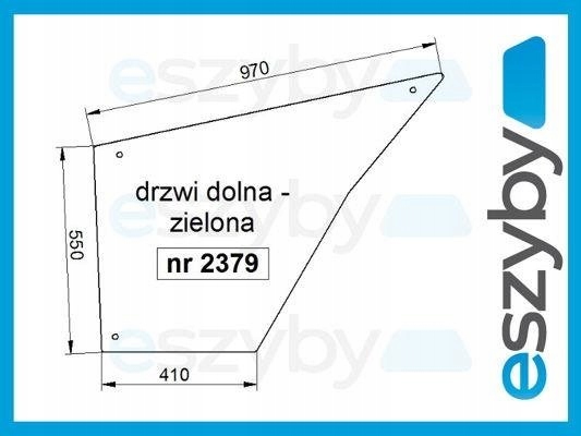 sklo Case série Xln spodní dveře