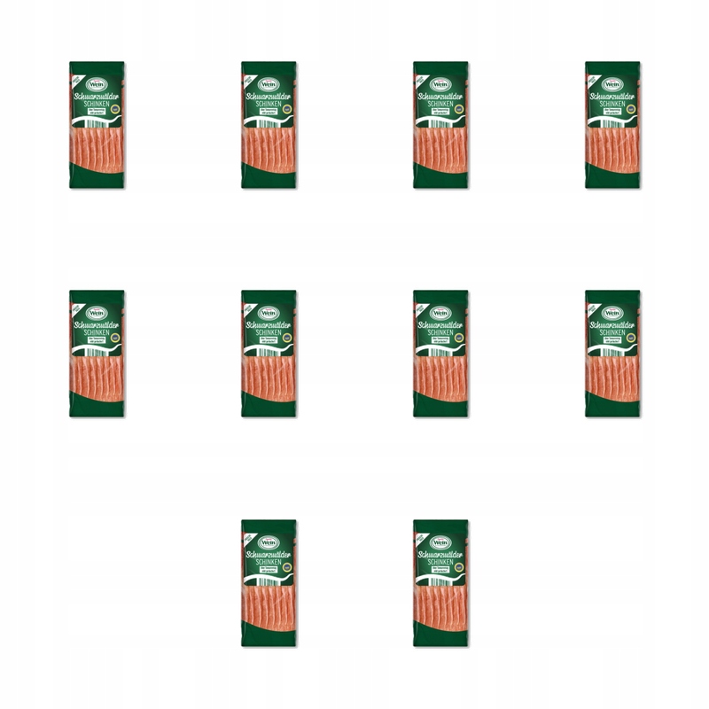 Schwarzwaldská šunka plátky 80 g Wein X10