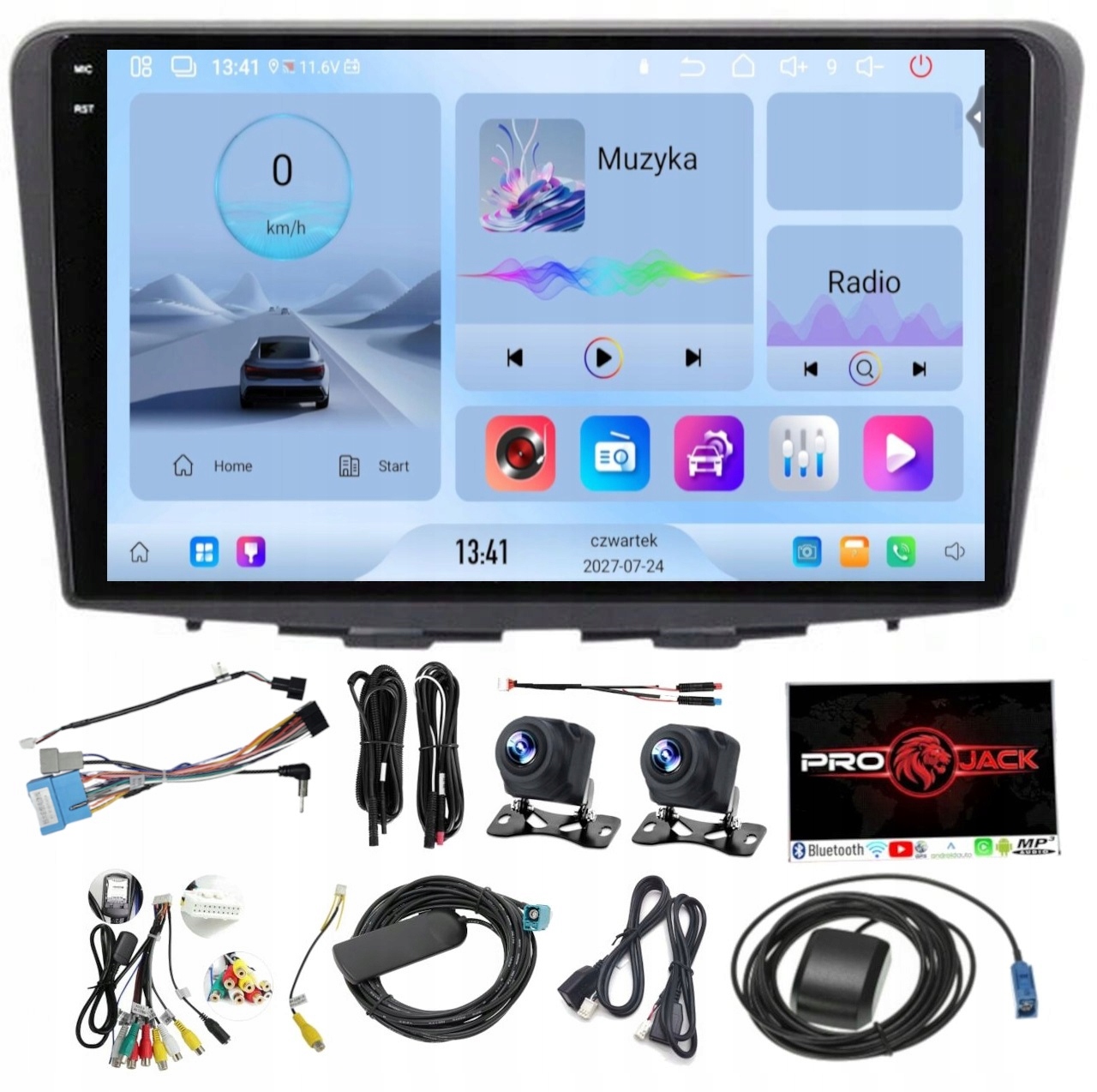 Navigační Rádio Carplay Gps Android Suzuki Baleno 2015-2018 4 Gb 64 Gb Sim