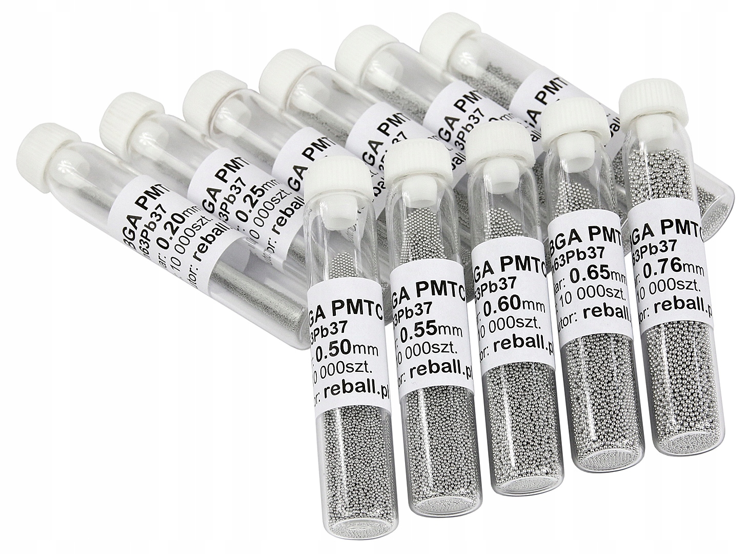 

Kulki Bga Ołowiowe Pmtc 3X 10000szt 0,4 0,5 0,6