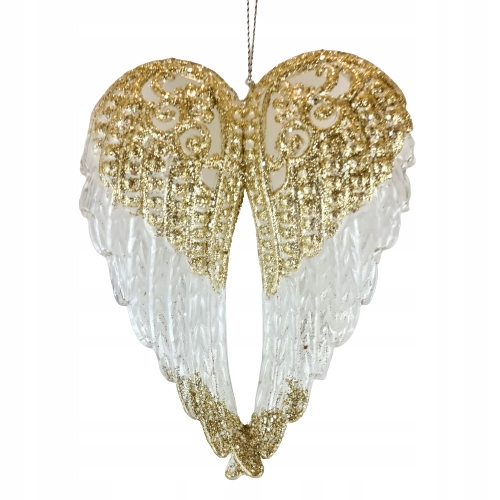 

Zawieszka Akrylowa Skrzydła Anielskie Złote