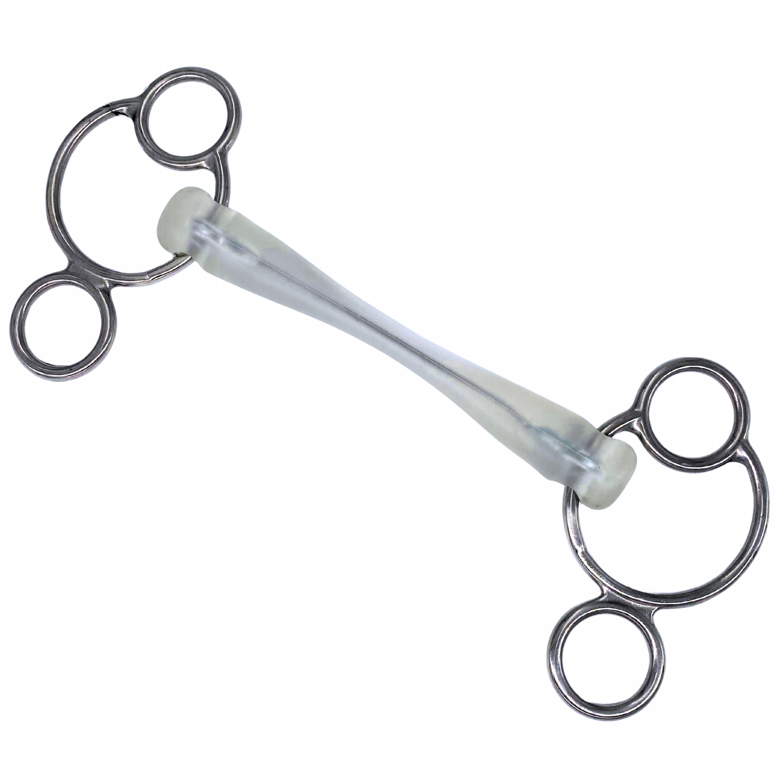 Wędzidło Pessoa Wielokrążek Syntetyczne Dla Konia 11,5 Elastyczne Proste