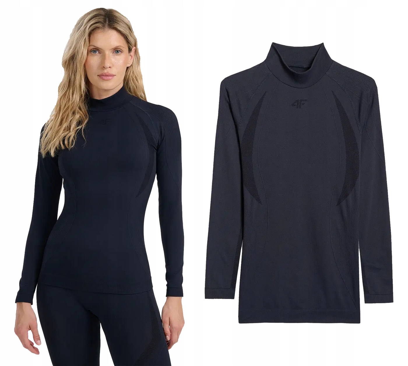 Termoaktivní spodní prádlo 4F F216 golfová halenka bezešvá horní část M/L