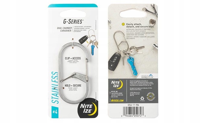Nite Ize G-Series Dual Chamber Carabiner 4