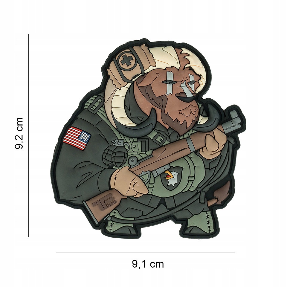 TF-2215 Naszywka Wół Airborne