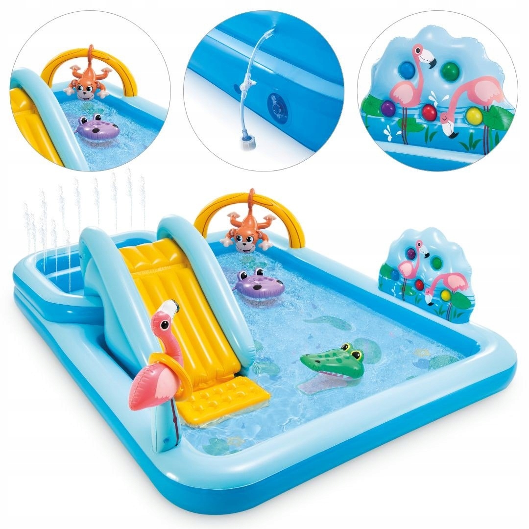 detské ihrisko džungľa s bazénom a šmýkačkou Intex 57161 Intex 2