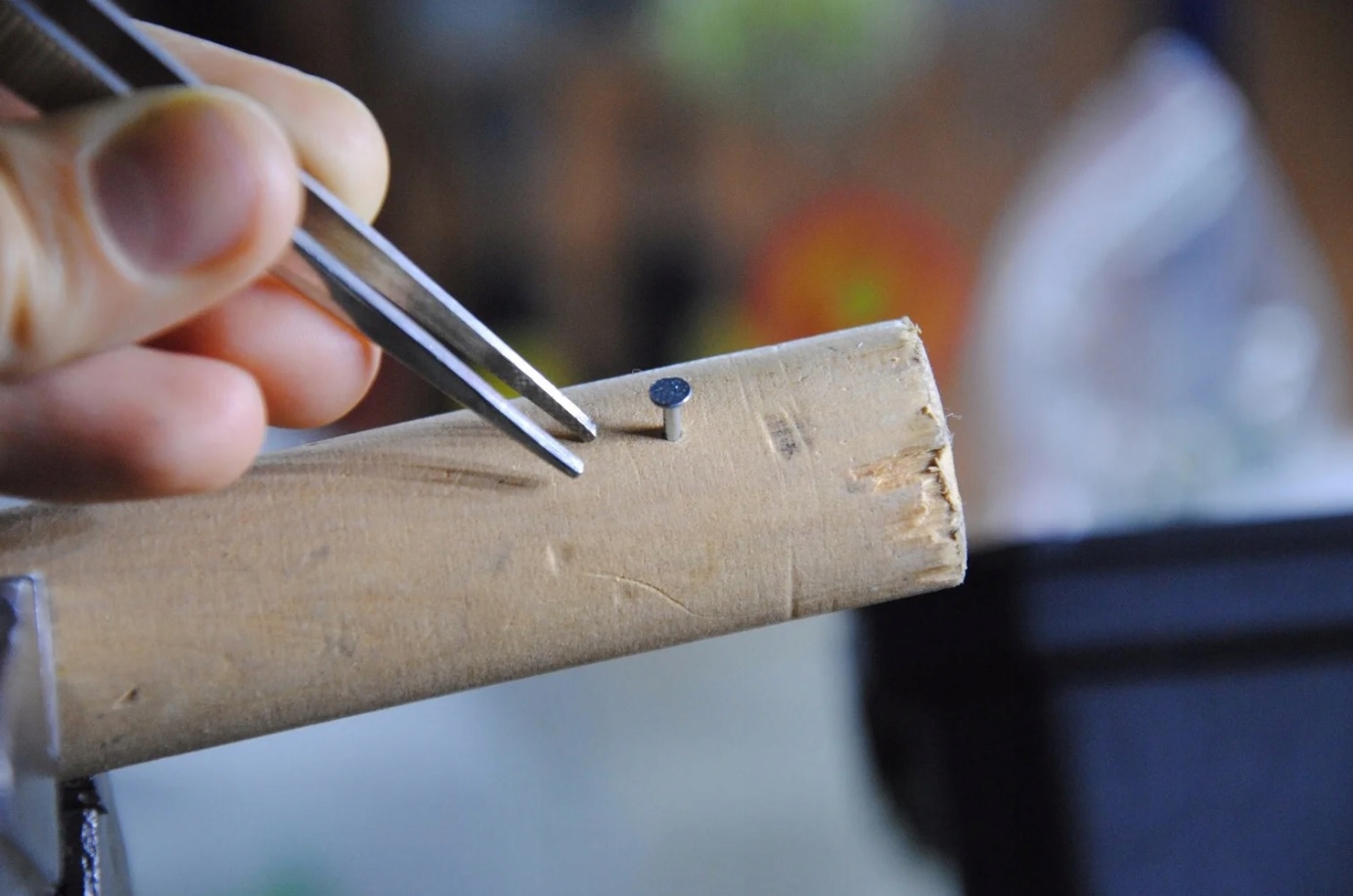 PENSETA PĘSETA PENCETA PINCETA METALOWA 25 cm Marka Inna