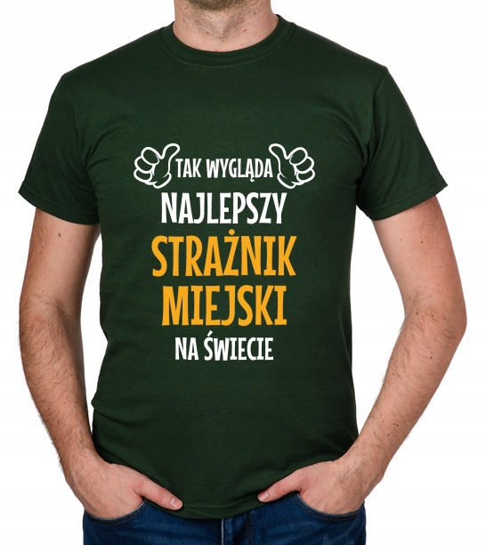 

koszulka Najlepszy Strażnik Miejski prezent