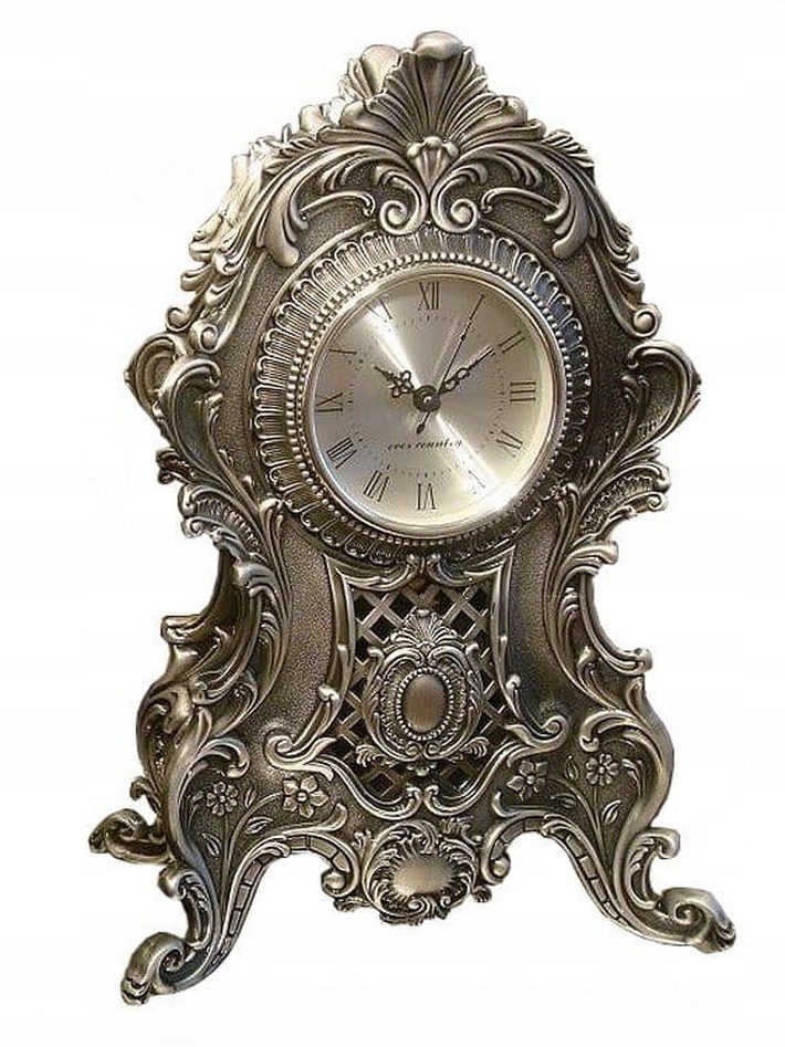 Krbové Hodiny Palácový Styl Cín Ažurový Renesančný Desing Gravírovanie