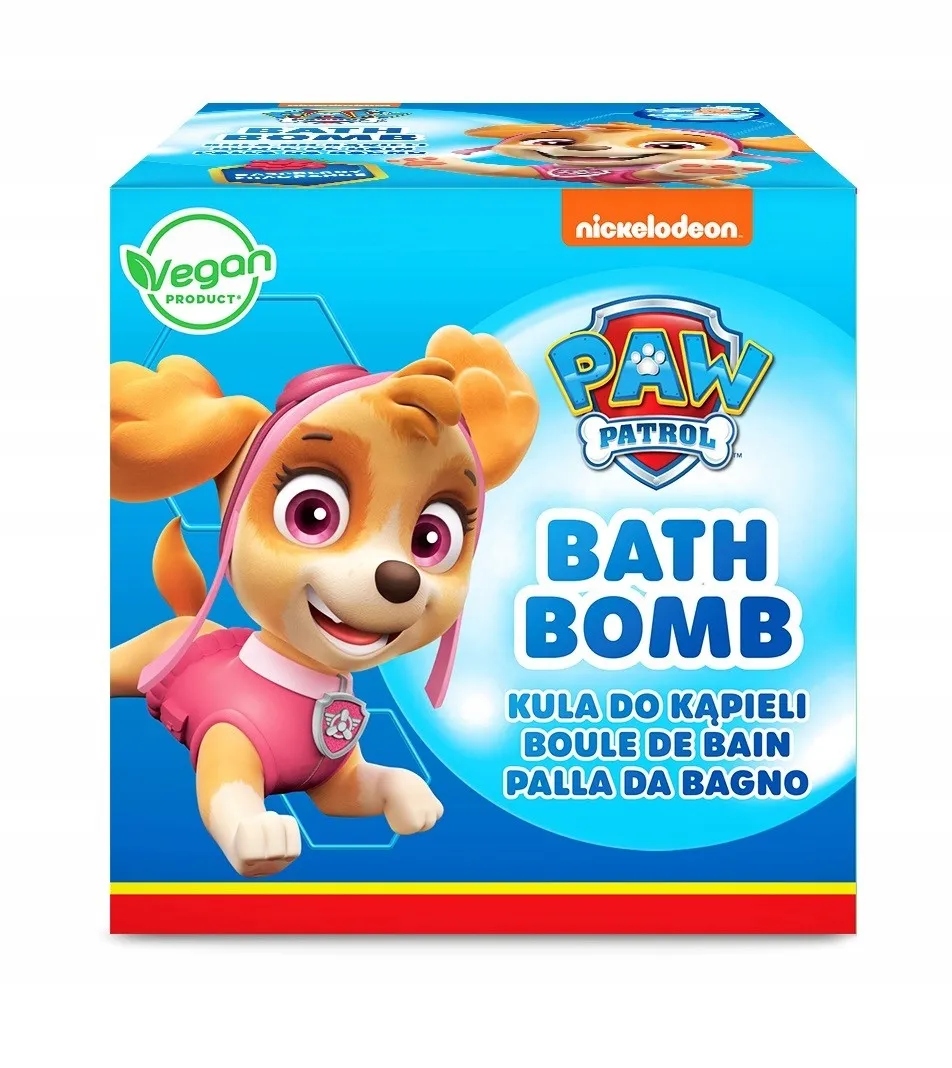 Psi Patrol kula musująca 165g Skye malina