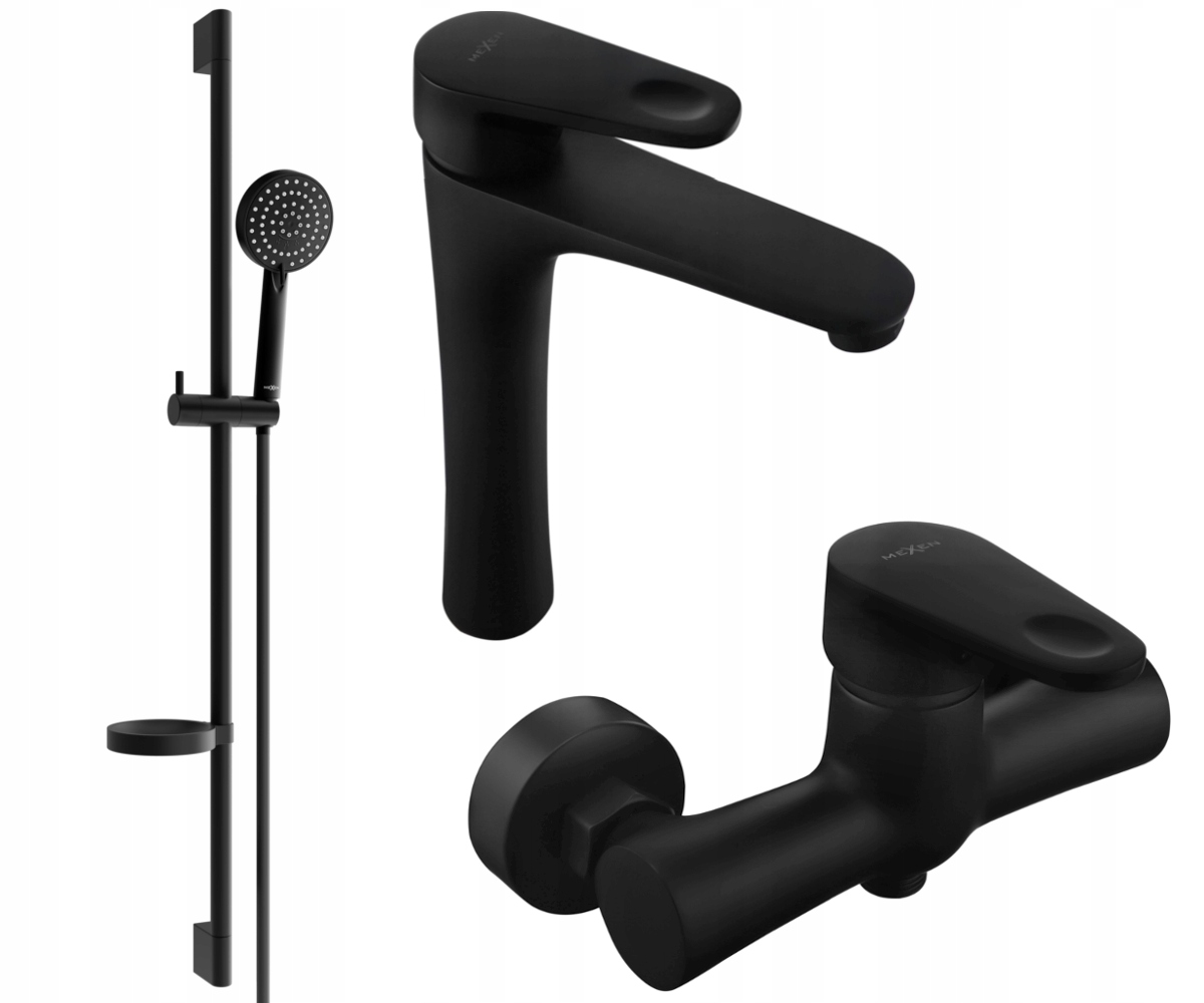 

Mexen Kama DS75 Zestaw Prysznicowy Bateria Czarny