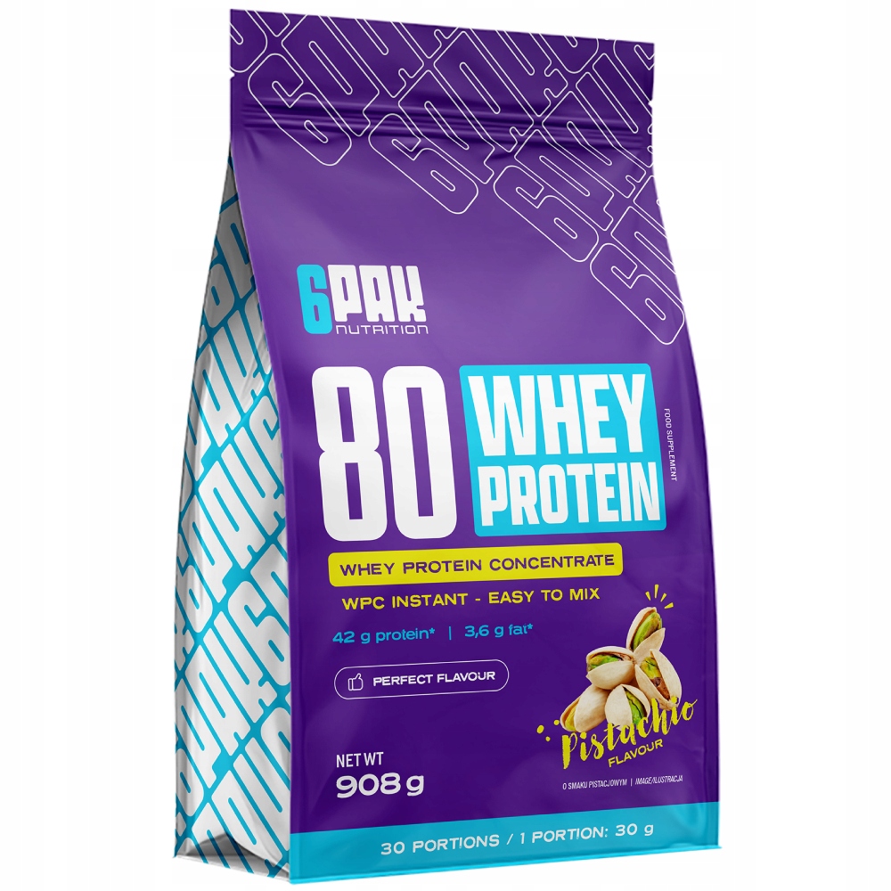 Balení 6 Kusů Wpc 80 908 G Syrovátkový Protein Protein budujte svaly