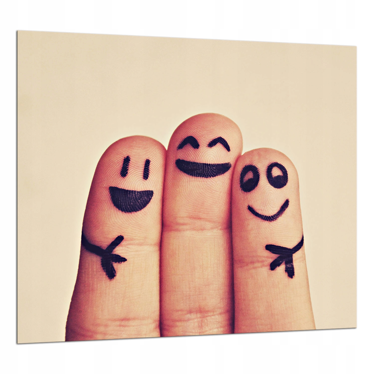 Skleněná Ochranná Deska 65x60 Úsměv