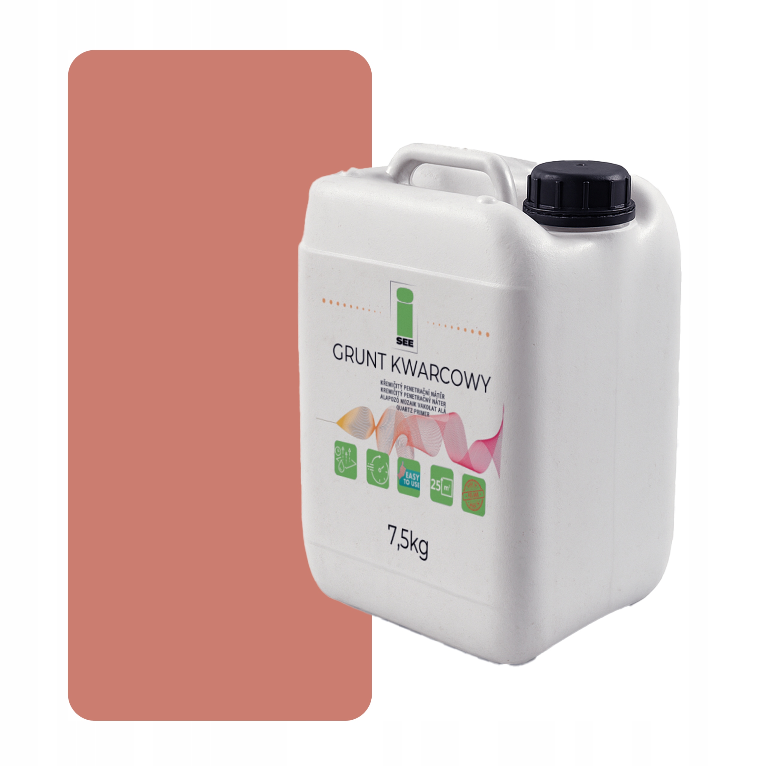 Křemenná Zemina Pod Silikonovou Omítku 7,5 Kg Lososová F315