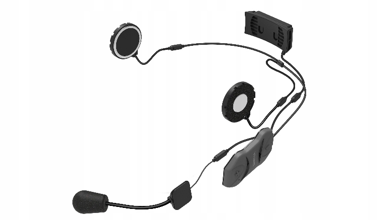 Sena Motocyklový interkom 10R Bluetooth 4.1 až 900M s univerzálnym setom