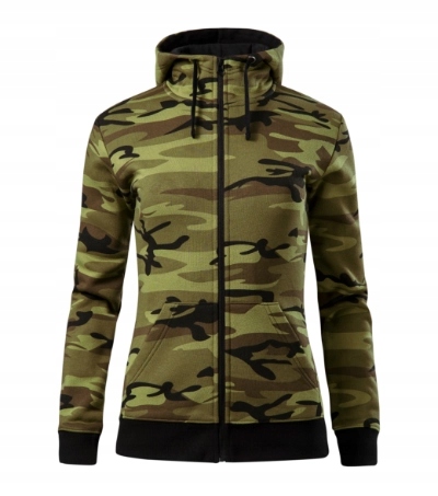 

Damska bluza moro kaptur Malfini Zipper gre XXL