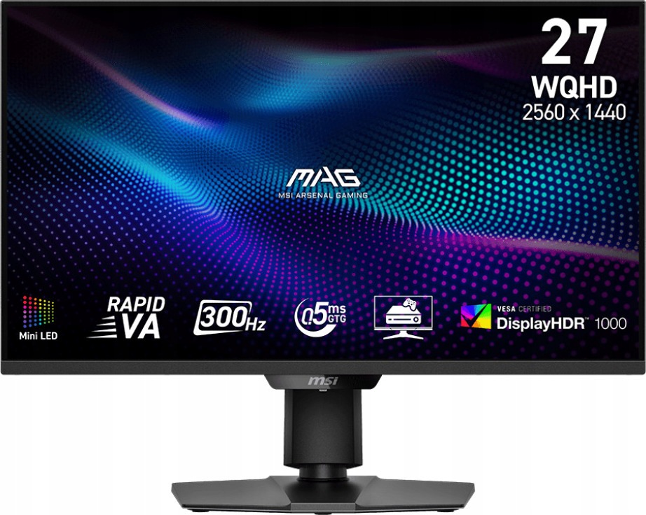 Herný monitor 27 palcový Msi Mag 274QPF X30MV 2K Mini Led 300Hz 0,5ms