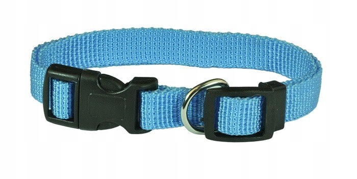 

Obroża dla psa gładka Happet SV23 błękitna 2cm