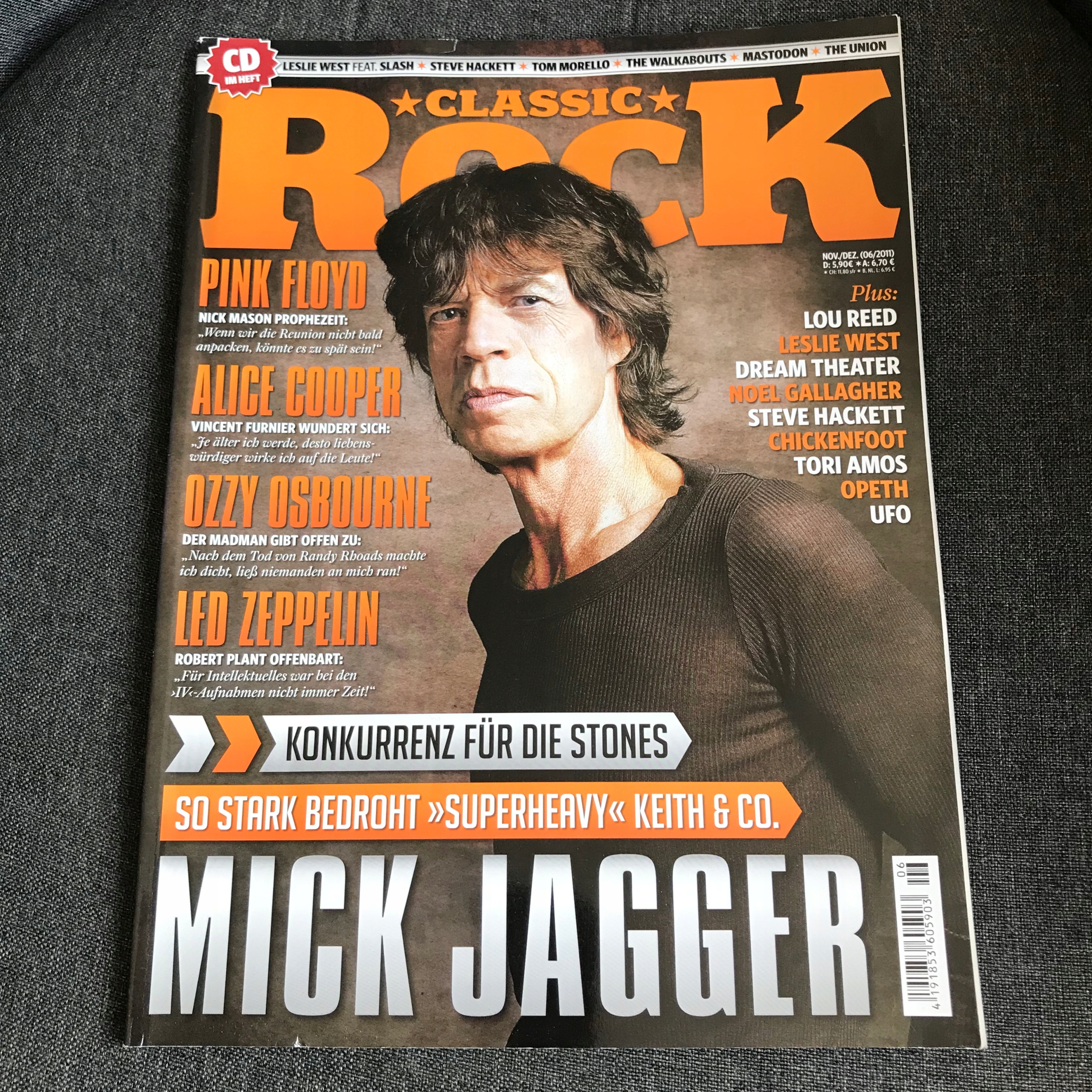 CLASSIC ROCK 6/11 JAGGER FLOYD OSBOURNE ZEPPELIN