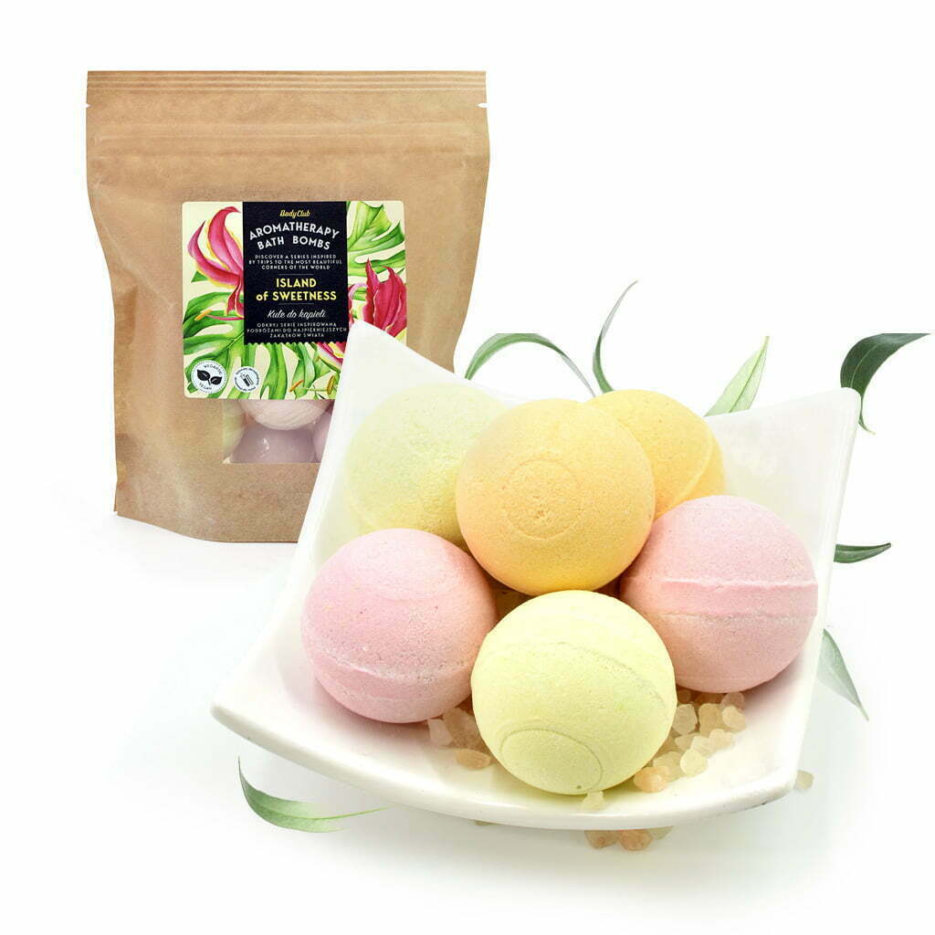 

Kule do kąpieli 6x50g Body Club Island of Sweetnes