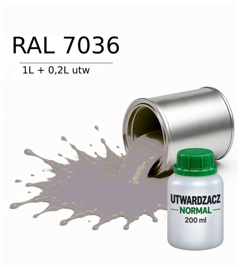 Valspar Ral 7036 Barva Dtm Základní Nátěr Polyuretanová 2K Pololesk 1L Utw