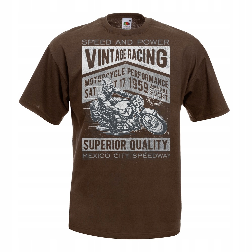 

Koszulka motocykl motocyklista vintage racing XXL