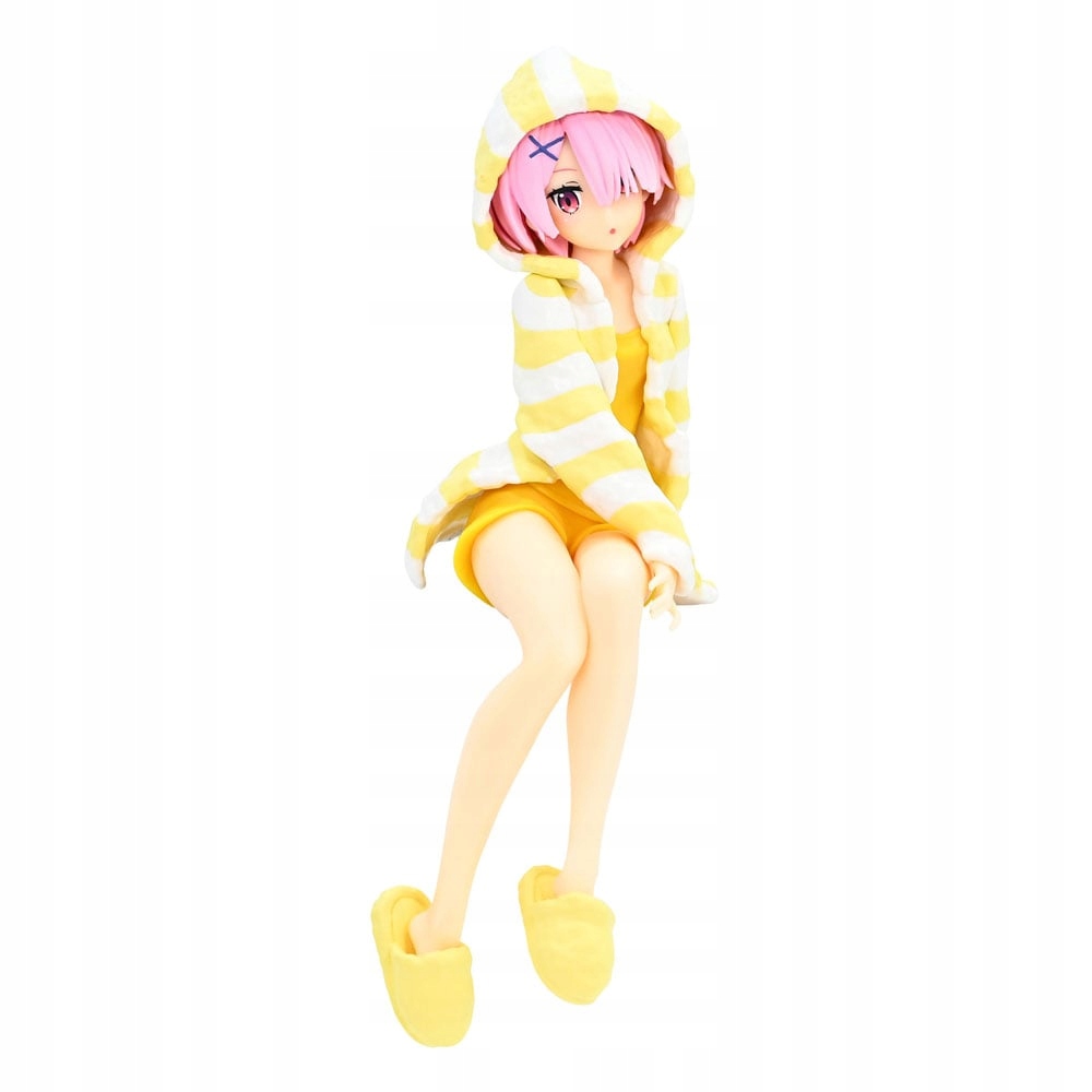 Re Zero – Beran „Room Wear Yellow“ – Soška Pvc Noodle Stopper 14 cm