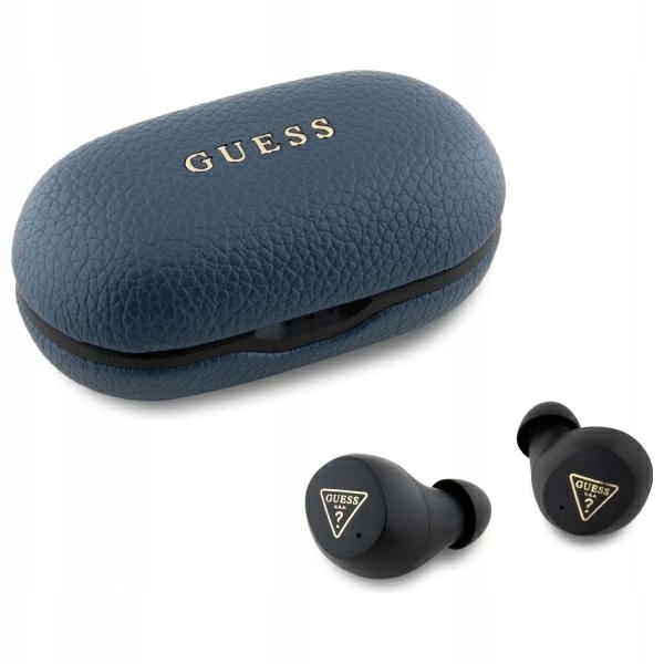 Bezdrátová Bluetooth Sluchátka Tws Guess S Pouzdro, Modrá