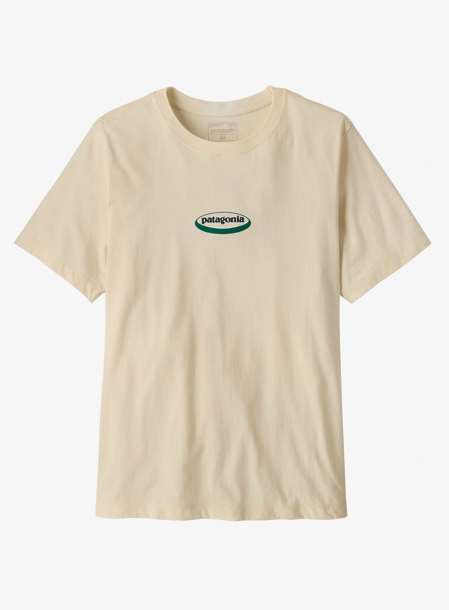 Tričko s potiskem Patagonia 95 Oval Logo T-Shirt undyed natural M