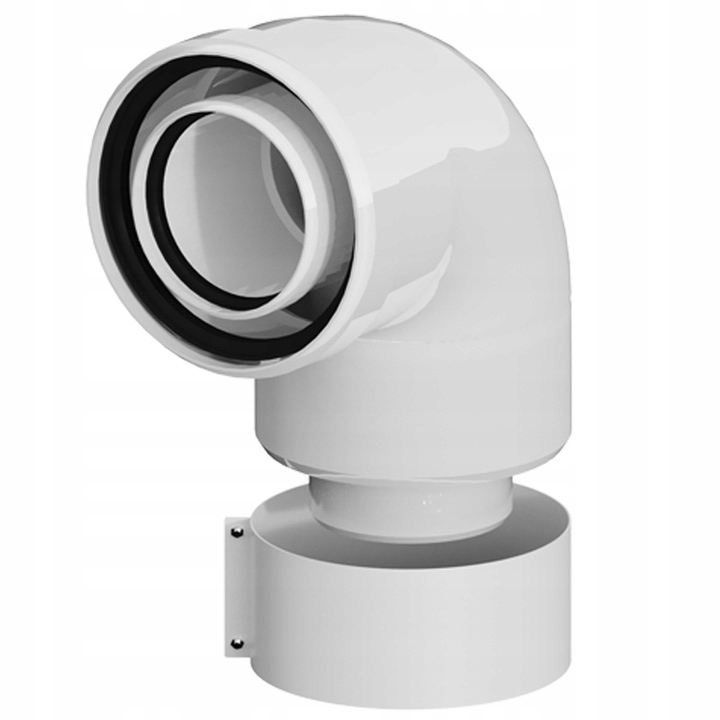 Připojení komínového adaptéru 60/100 Beretta, Vaillant, Saunier