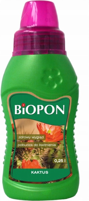 

Biopon Odżywka Nawóz Do Kaktusów Sukulentów 250 ML