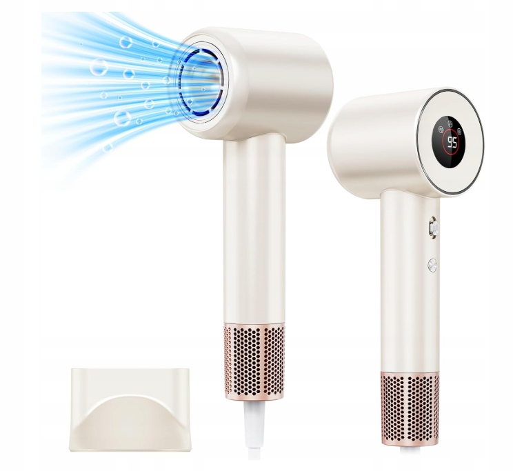 Ionová Termální Fén Na Vlasy Yaiawisu Led Kartáč Difuzér 1600W