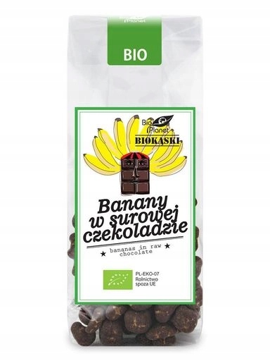 2x Bio Planet Banány v raw čokoládě Bio 100 g