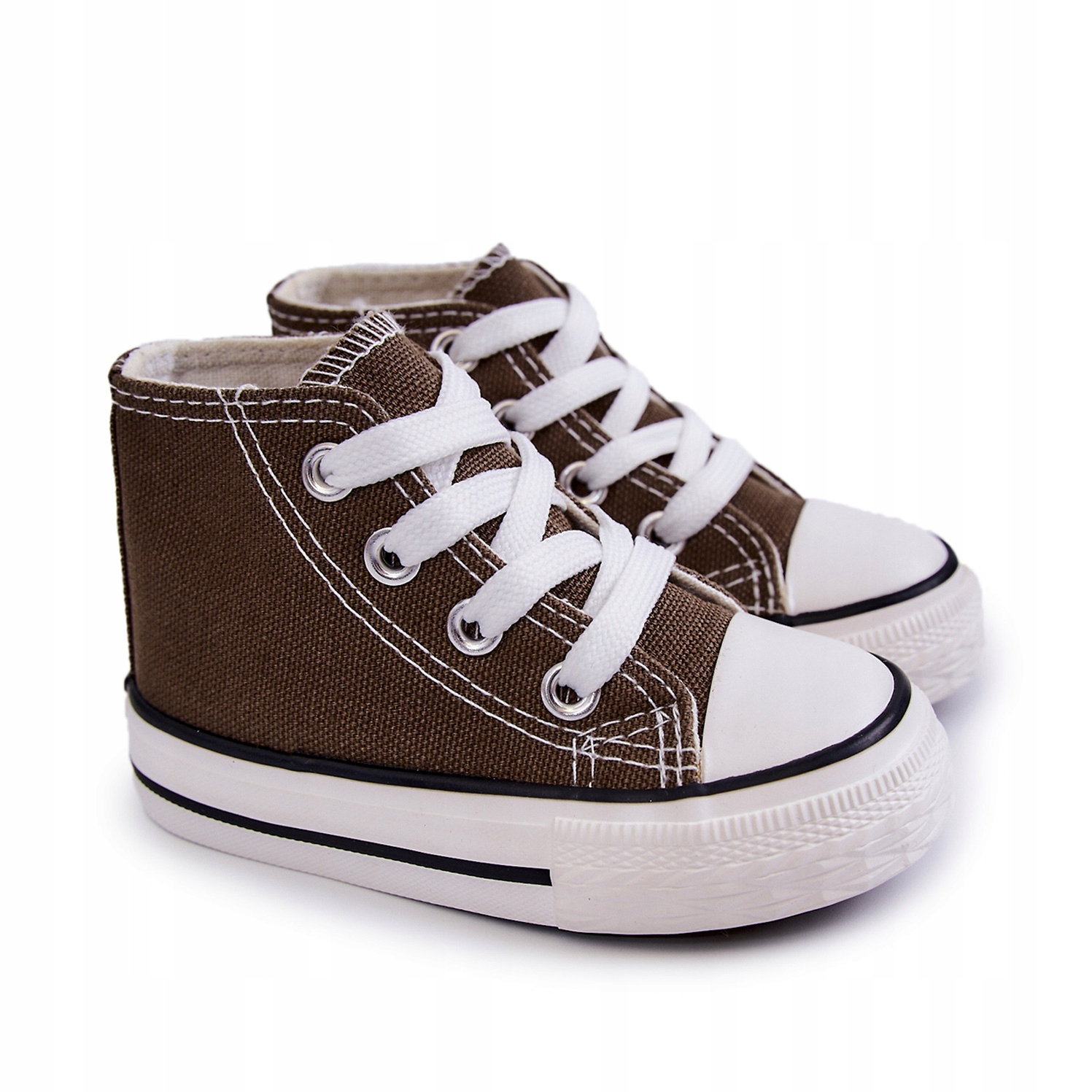 

Dziecięce Wysokie Tenisówki Trampki Khaki 35
