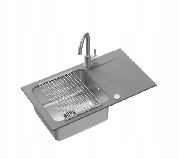 Zlewozmywak Quadron 78 x 44 cm bateria stojąca Kate rollmata