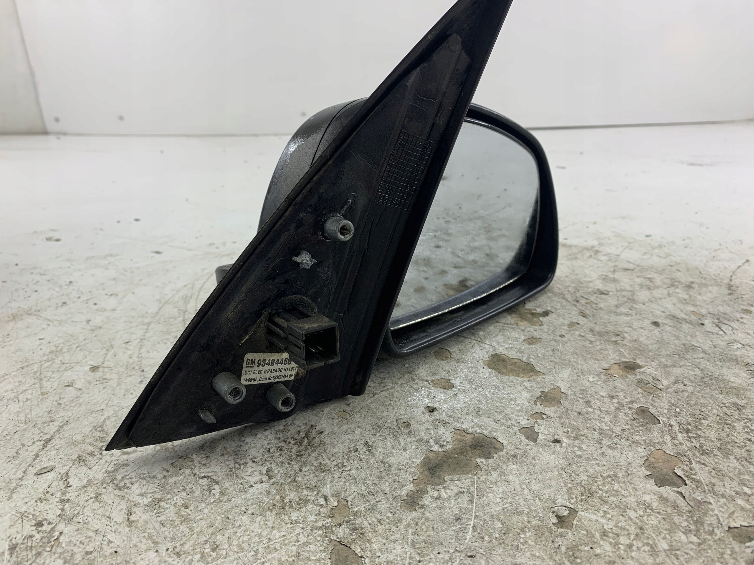 OPEL MERIVA A mirror right 7 PIN black, 93494468