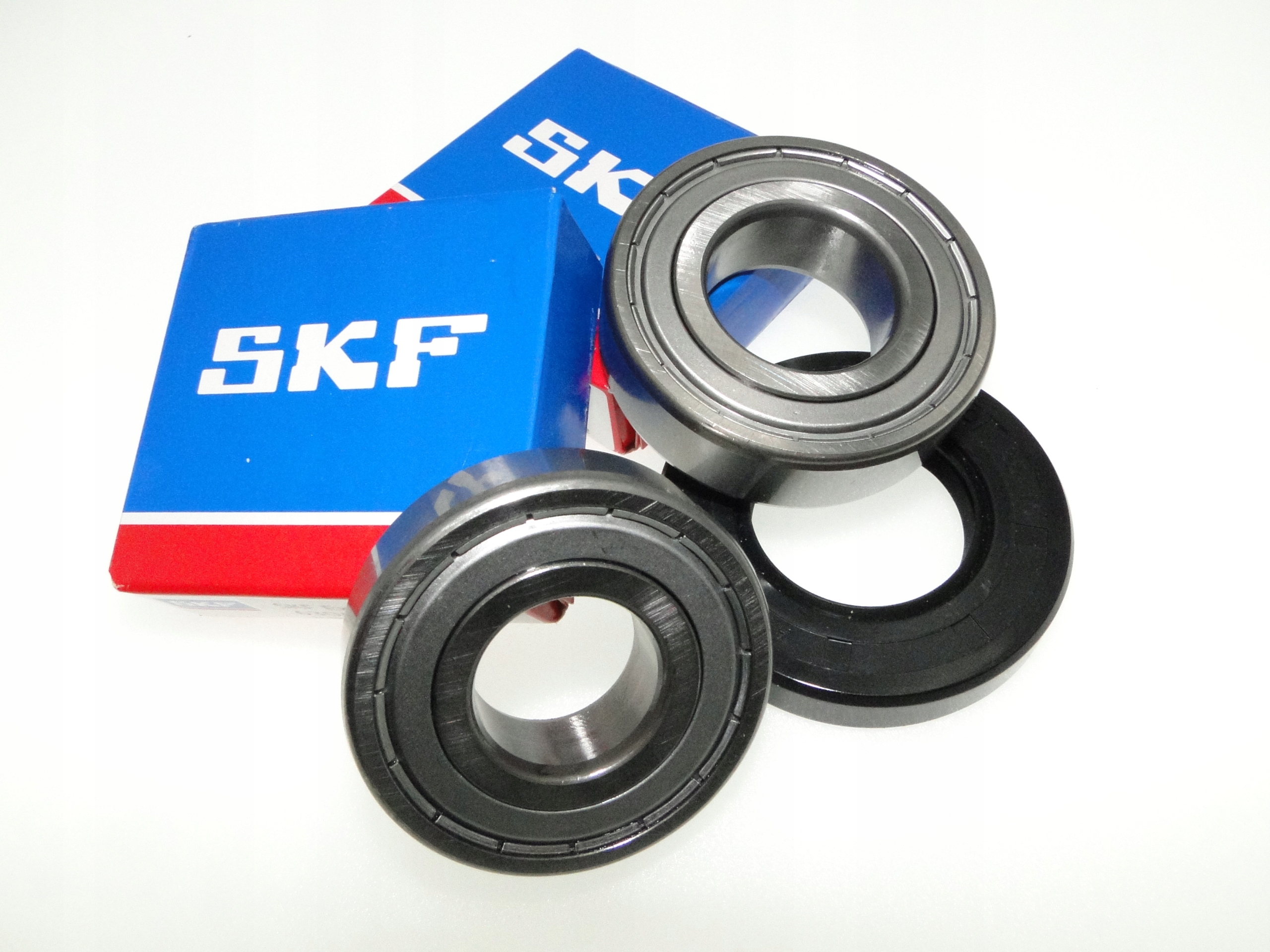 Łożyska 2 szt. Do Pralki Whirlpool AWOE8758 Zbiornik Klejony