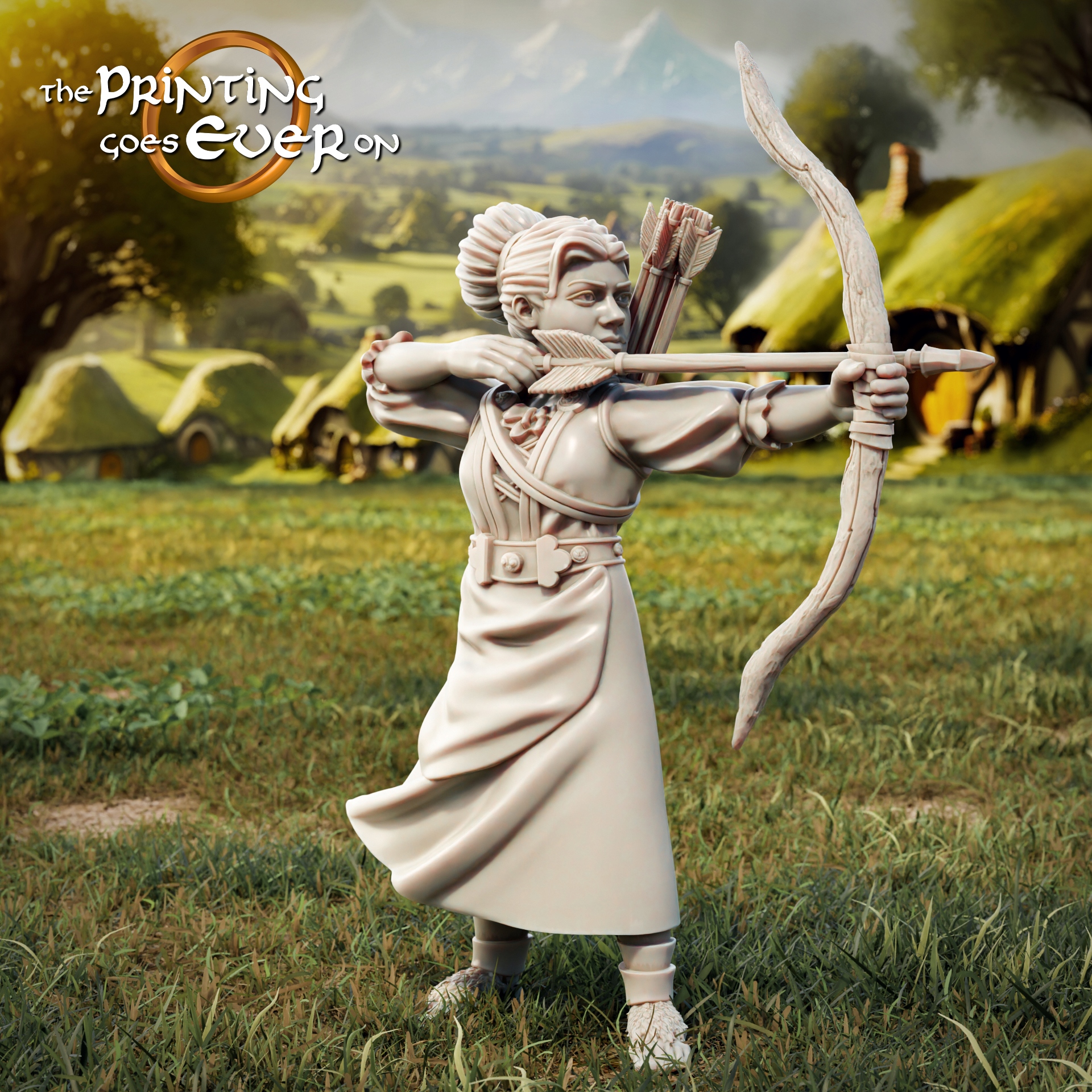 Halfling Bowman A The Printing Goes Ever On