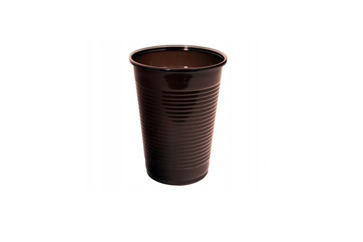 

Kubek Pp plastikowy brązowy 200ml 100 szt