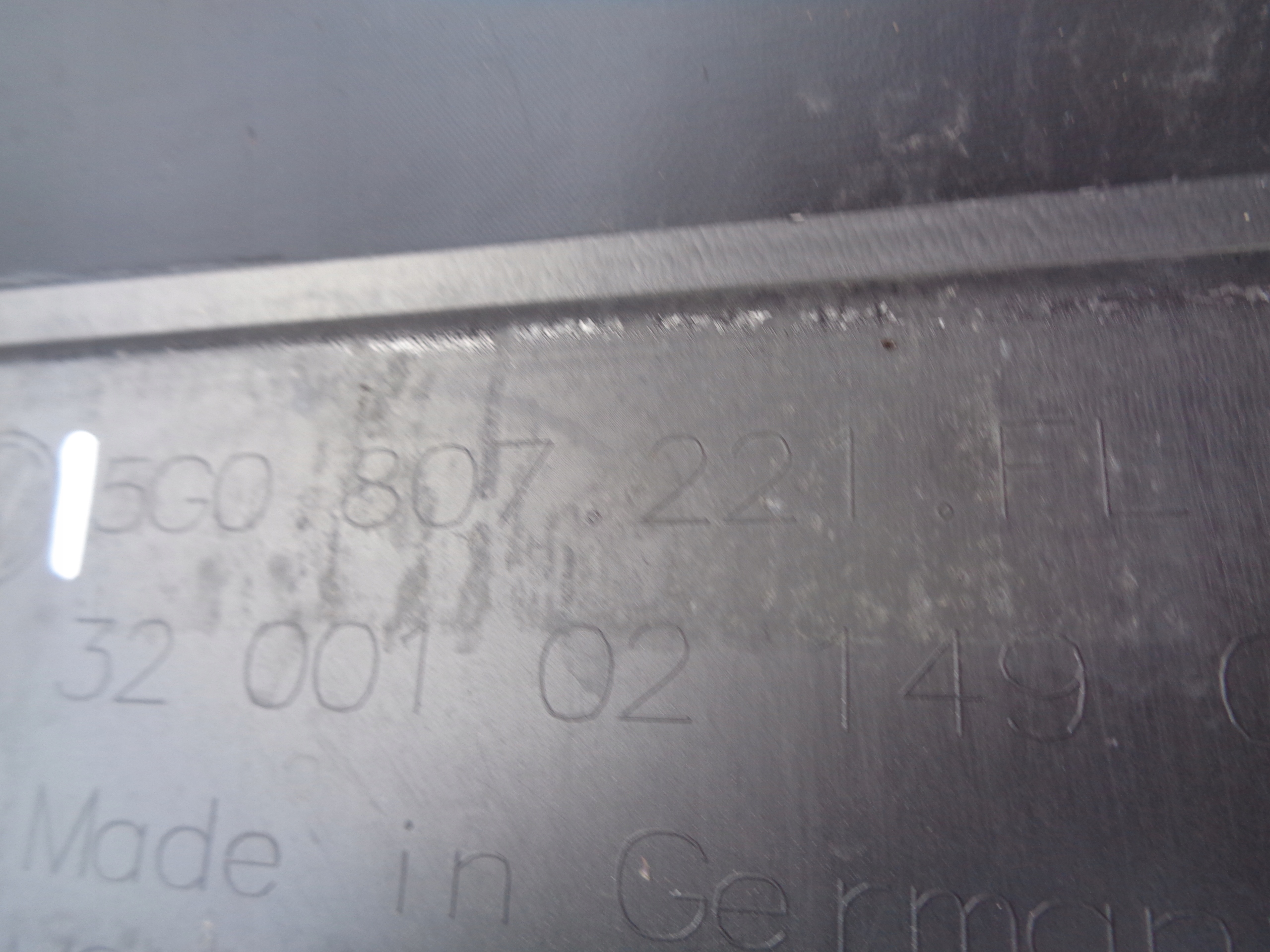 front bumper VW GOLF VII 7 5G 17- LIFT 25442