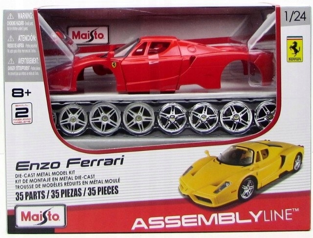 Ferrari Enzo Červená 1:24 na skládání Maisto