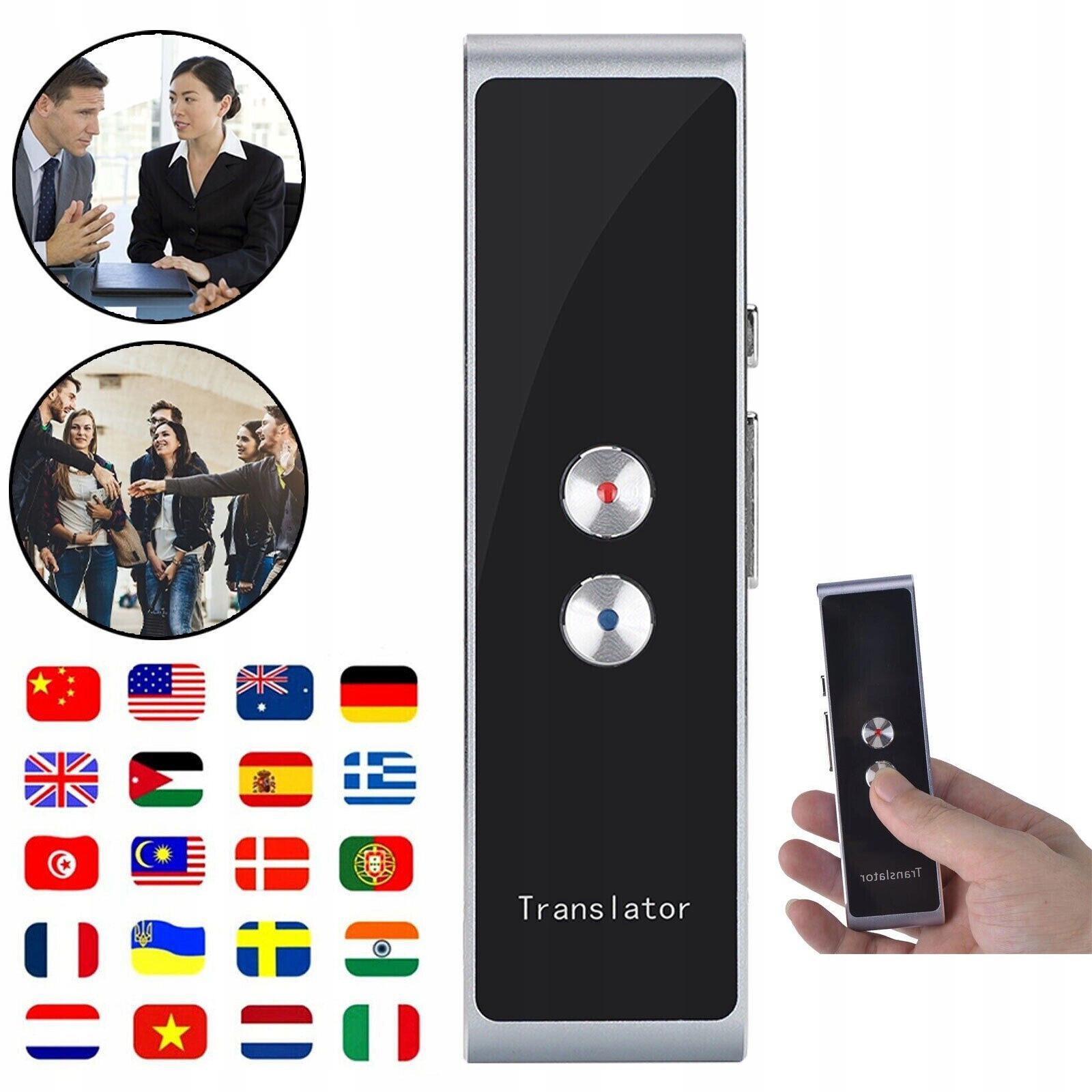 Inteligentny Tłumacz Głosowy Urządzenie Do Tłumaczenia Dla Studentów