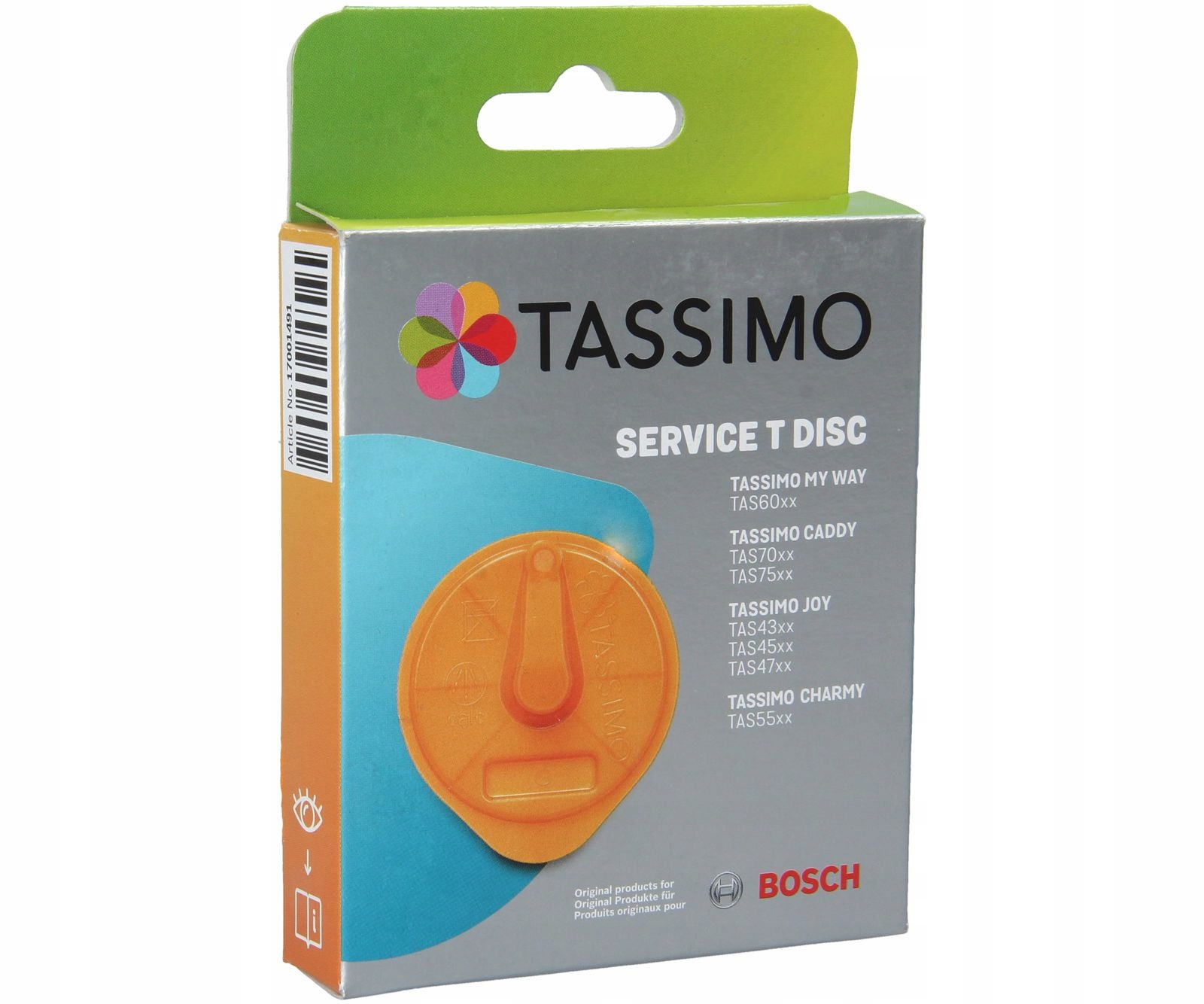 

Dysk Czyszczący Do Ekspresu Kapsułkowego Tassimo