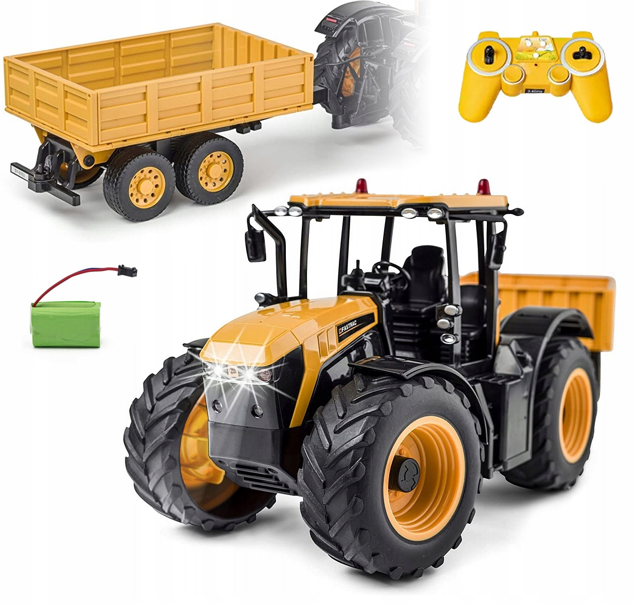 

Duży Traktor Zdalnie Sterowany Ciągnik Jcb Pilot