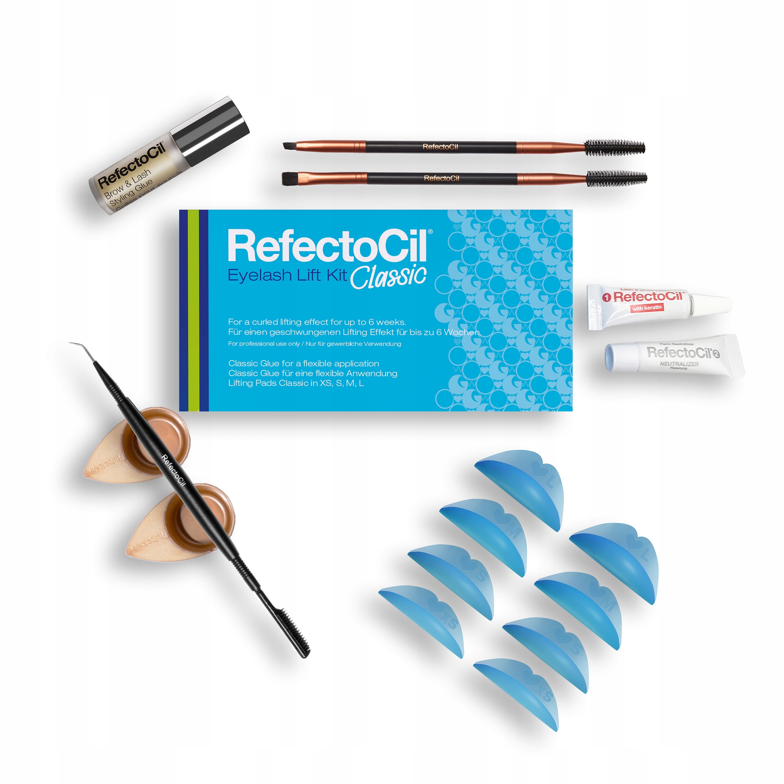 RefectoCil Zestaw lifting laminacja rzęs brwi Classic Eyelash Lift Kit