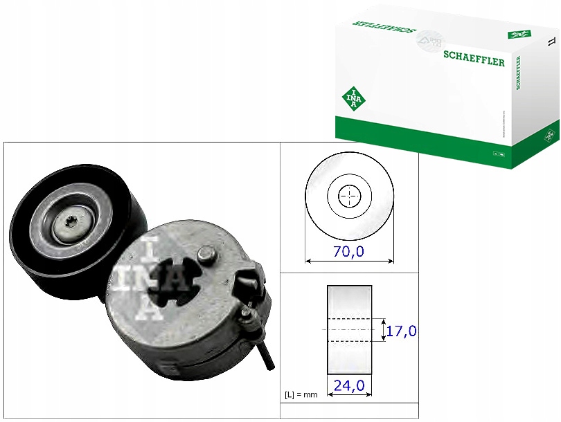 INA534 0333 10 Napínák Drážkového Řemene Vw A4/5/6 Asistent řidiče #33