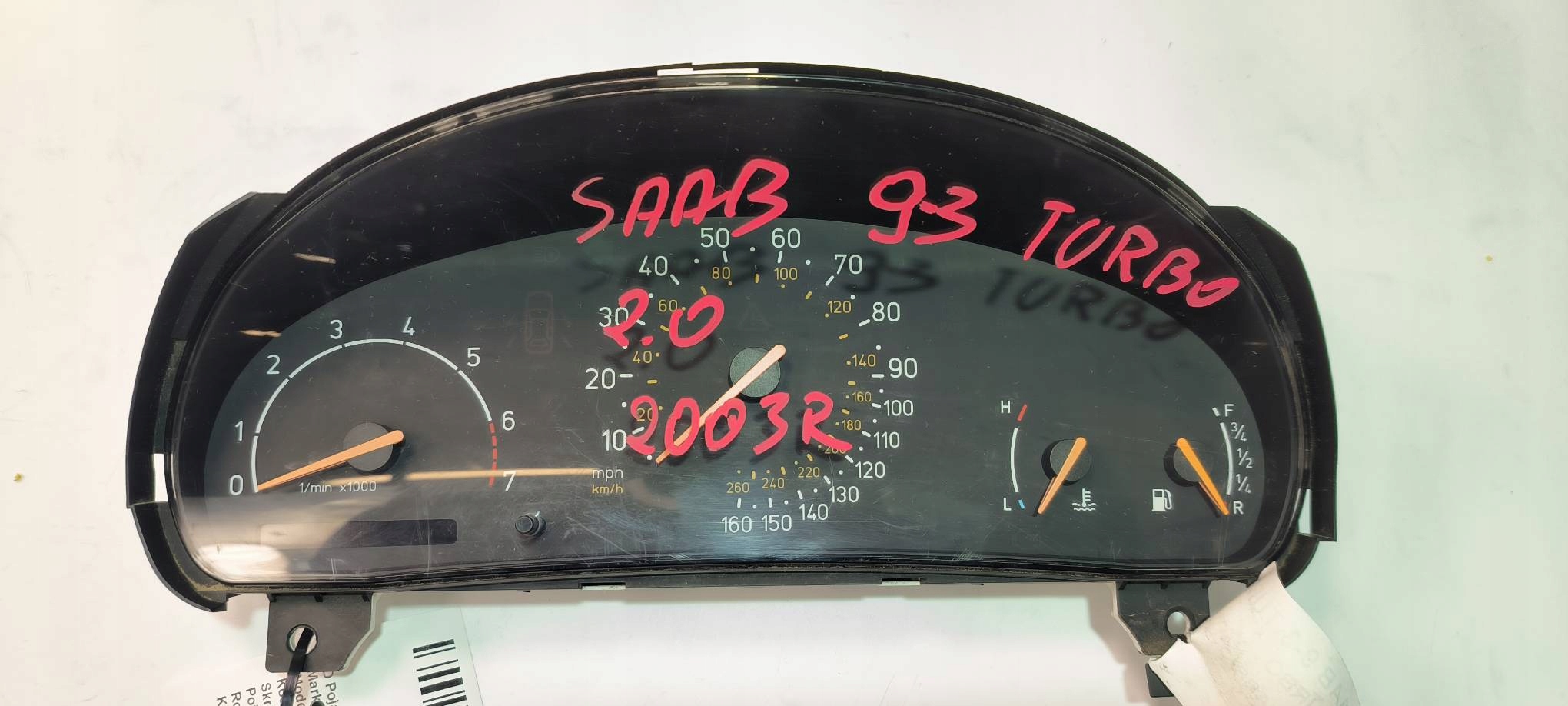 dials clock 2.0 T SAAB 95