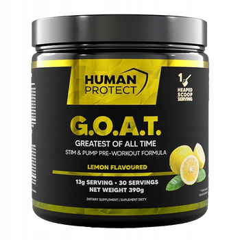 Human Protect G.o.a.t. 390g Goat Komplexní Předtréninková Citron
