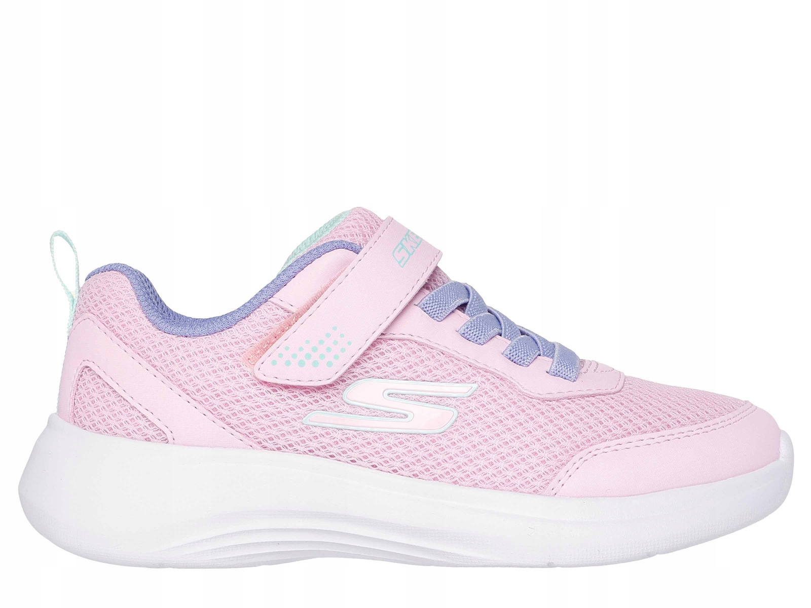 Skechers Selectors 303573L Ltpk Buty Dziecięce Różowe Na Rzep Gumki Na W-f
