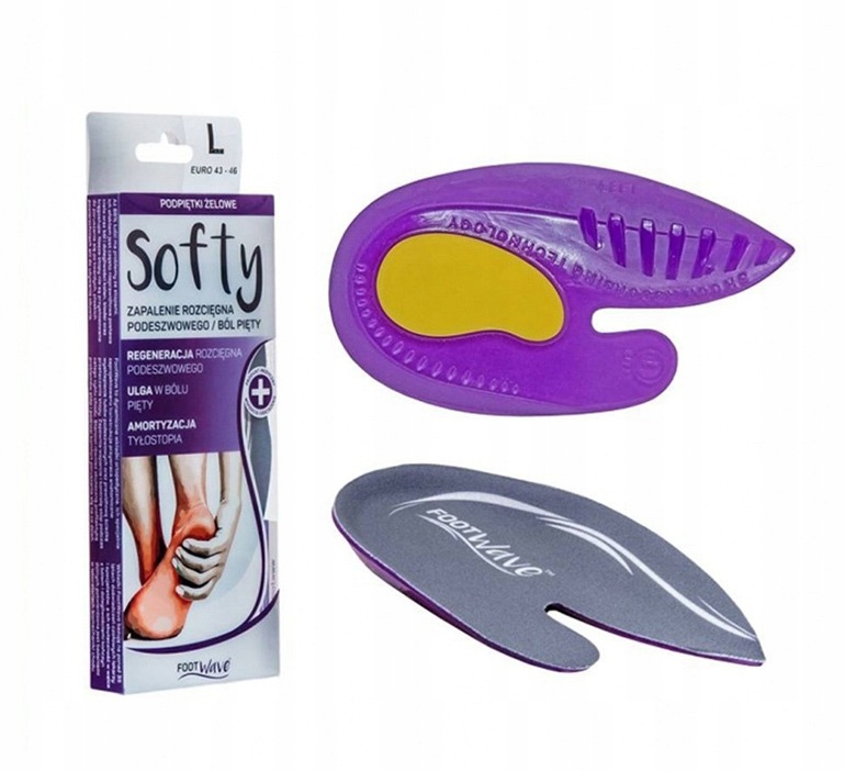 

Wkładki Podpiętki Żelowe Do Butów Footwave Softy S